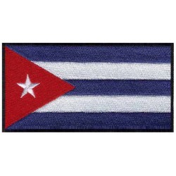 Parche bordado bandera Cuba