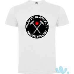 Camiseta "WORKIN' CLASS KIDS, AGAINST FASCISM"